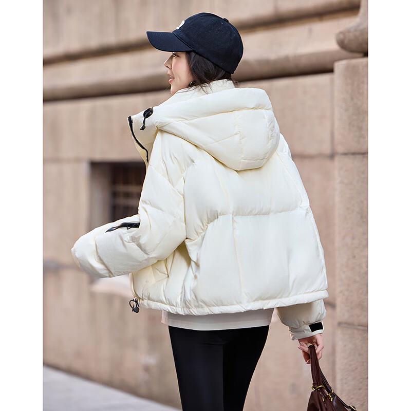 Women's Hooded Duck Down Puffer Jacket