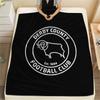 Derby County F.C Flannel Blanket, High quality Comfortable for All Seasons, Home Decor, Warmth and Comfort