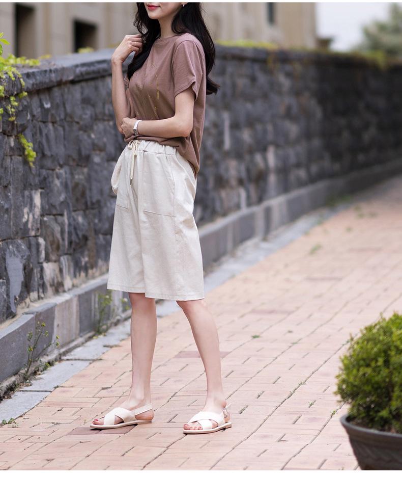 Women's High-Waist Wide-Leg Summer Shorts - Plus Size, Elastic Waist, Casual Fit