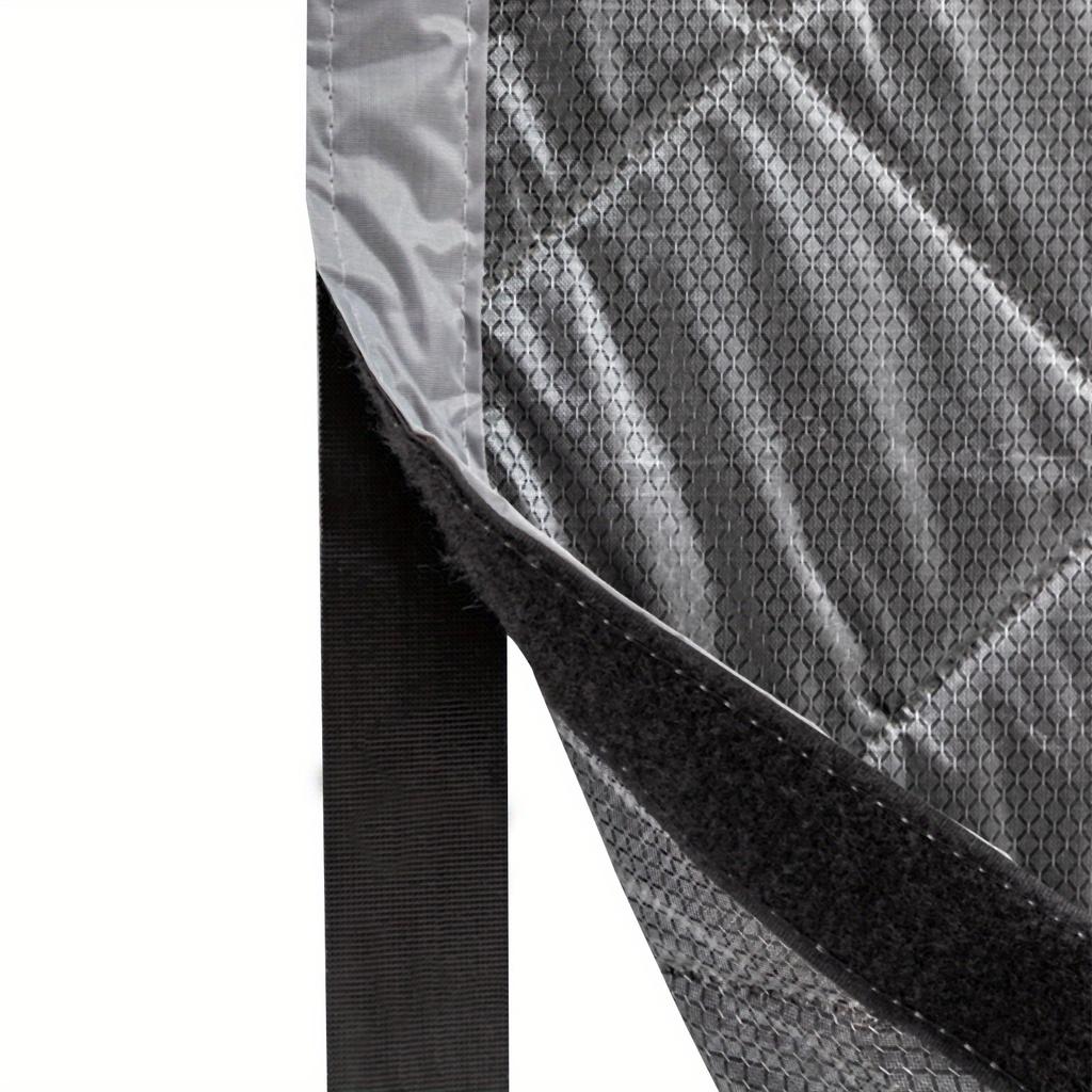 Magnetic Thermal Insulated Door Curtain – 37.4"x82.7" Self-Sealing Energy Saving Curtain for Home, Blocks Draft, Dust & Insects