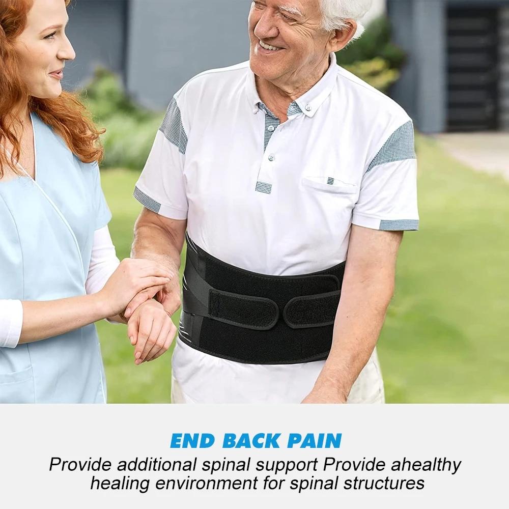 Adjustable Lumbar Support Belt Double Pull Back Waist Orthopedic Corset Spine Decompression Relief Tighten The Abdomen Trainer