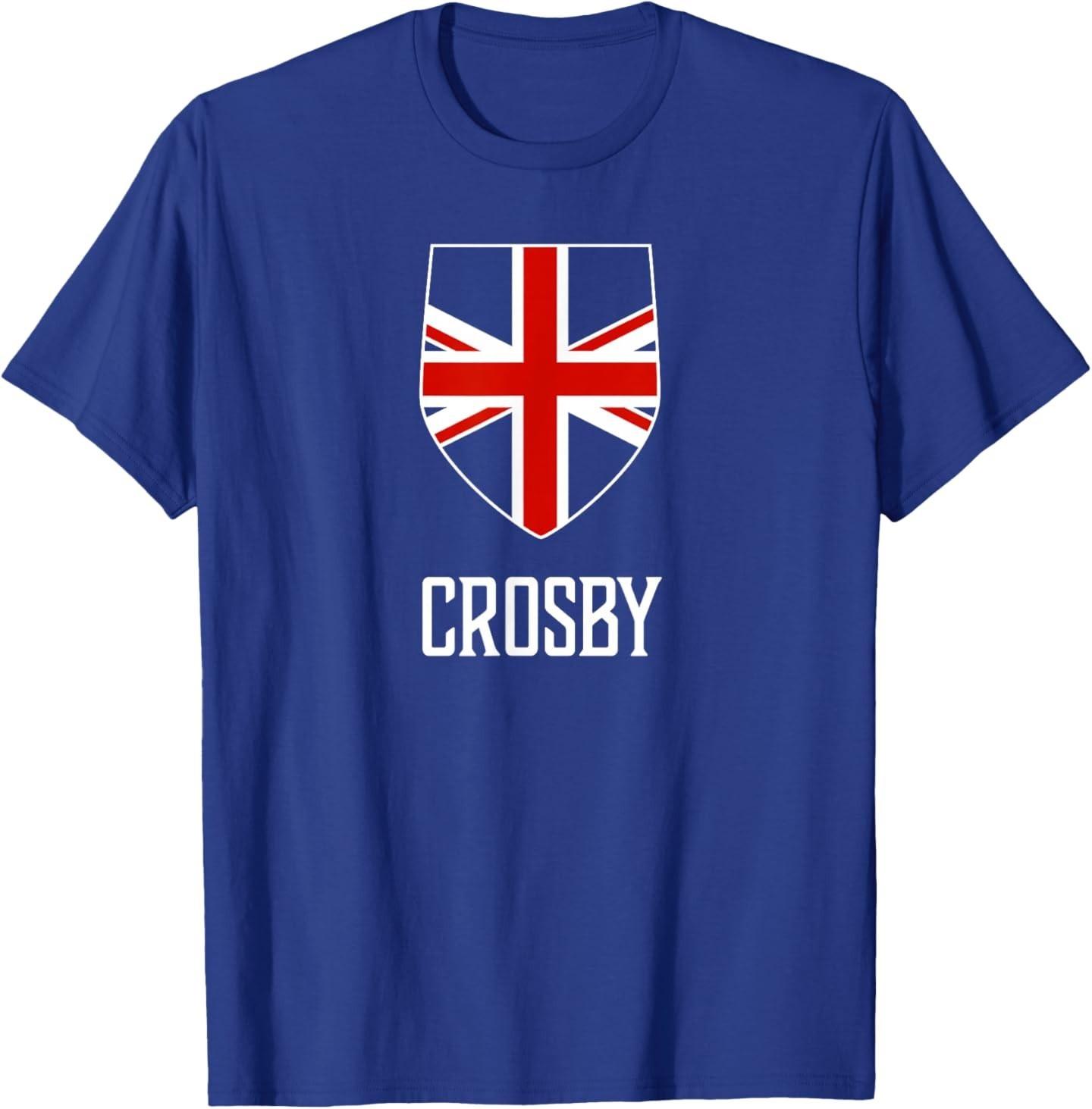 Crosby, England - British Union Jack UK T-shirt S разноцветный