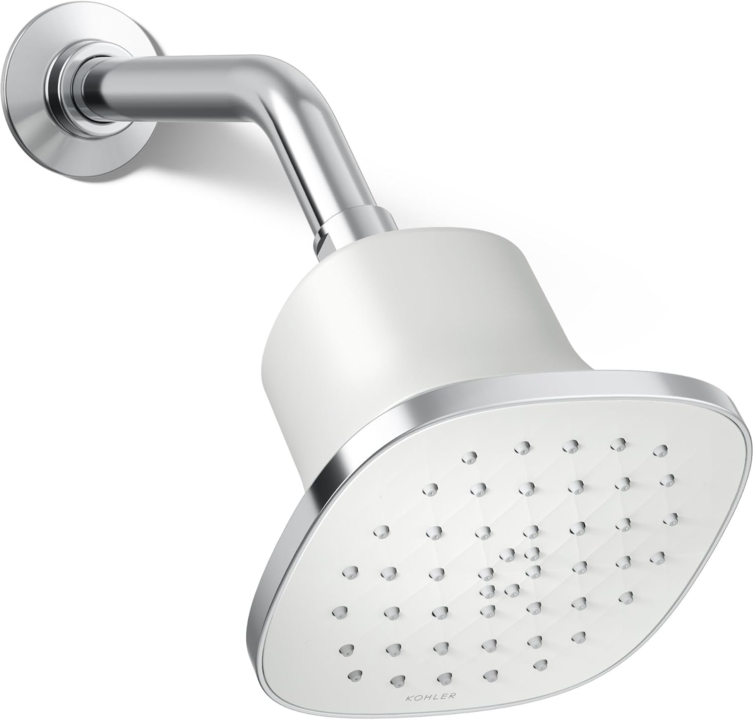 Filtered Showerhead: Removes Impurities for a Refreshing, Clean Water Experience. (Matte black,Square-25 gpm) матовый черный