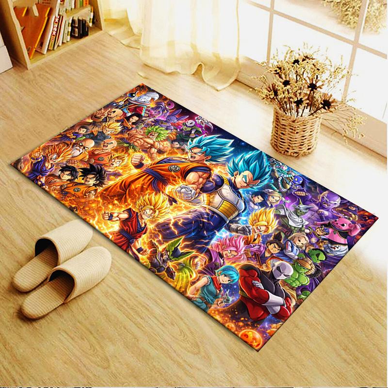 Anime Dragon Ball Carpet Rug for Living Room Bedroom Home Sofa Decoration,Kids play Non-slip Floor Mat