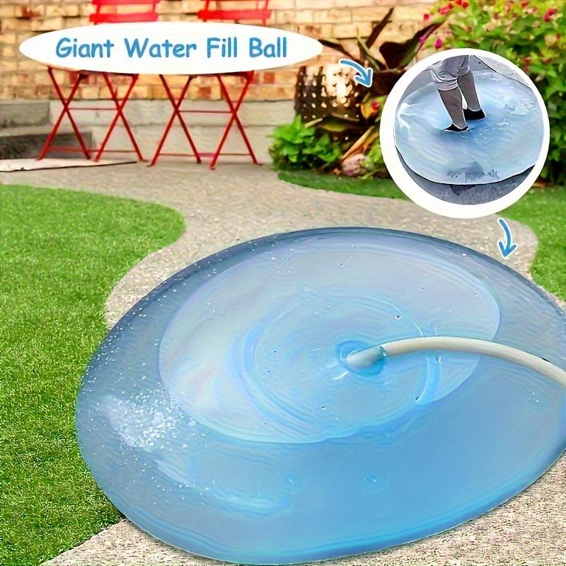 Confezione da 2 Palloncini ad Acqua Giganti Riutilizzabili in TPR, Trasparenti e Durevoli, Perfetti per Giochi d'Acqua all'Aperto