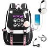 KATSEYE Fashion Girl Group Print Backpack, Large Capacity Teen Student Laptop Bookbag, Water-Resistant Daypack 60123-11