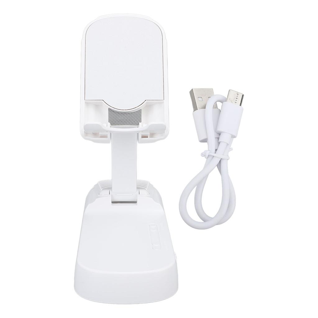 Suport Telefon Mobil cu Difuzor Bluetooth Desktop Pliabil Suport Telefon Mobil Încorporat 1800mAh