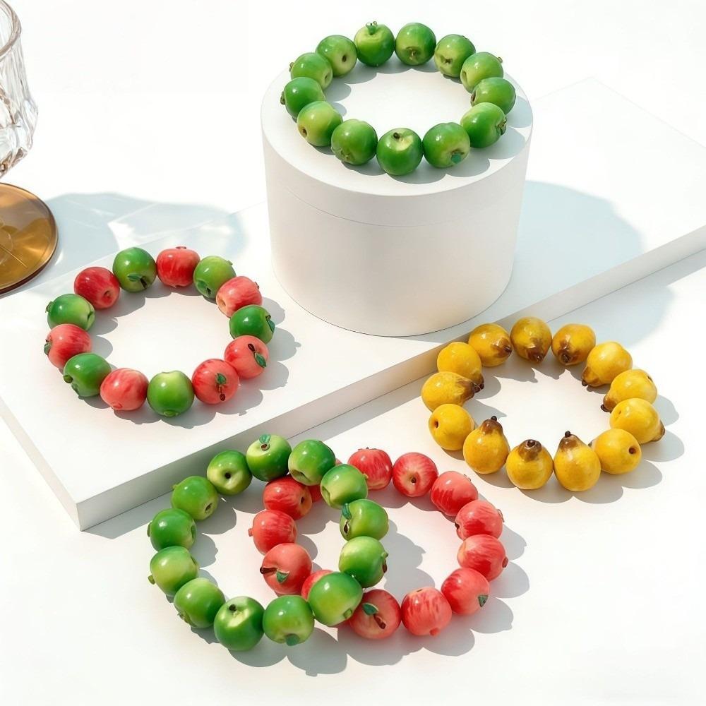 Cartoon Summer Dopamine Wrist Jewelry Resin Y2K Beaded Bracelet School Daily Casual Wear