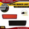 2PCS Rear Bumper LED Side Marker Light Red For 2010-2013 Ford Transit Connect