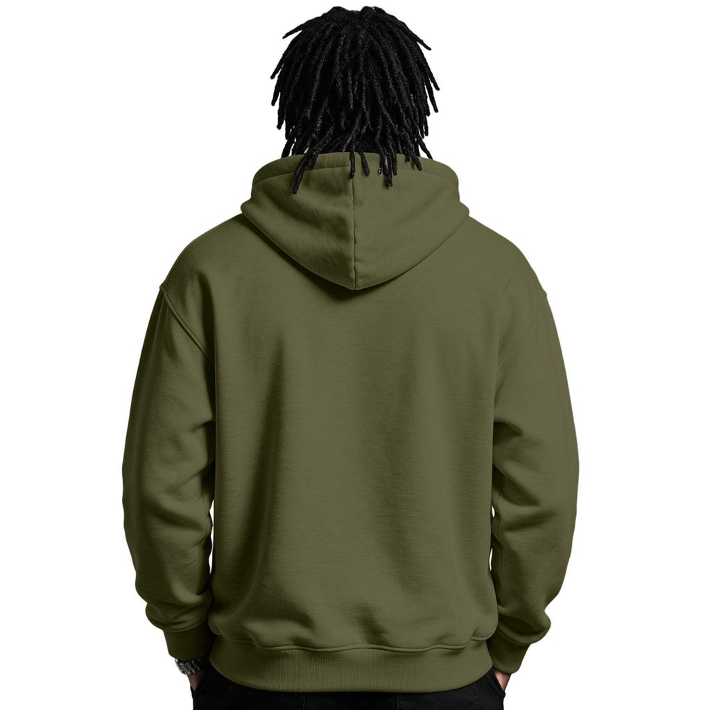 Men's Casual Quarter-Zip Pullover Hoodie with