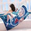 Cartoon Girl G-Gawr G-Gura Big Microfiber Beach Towels Quick Dry Towel Sand Beach Towels Pool Towel for Travel Swim Pool Yoga