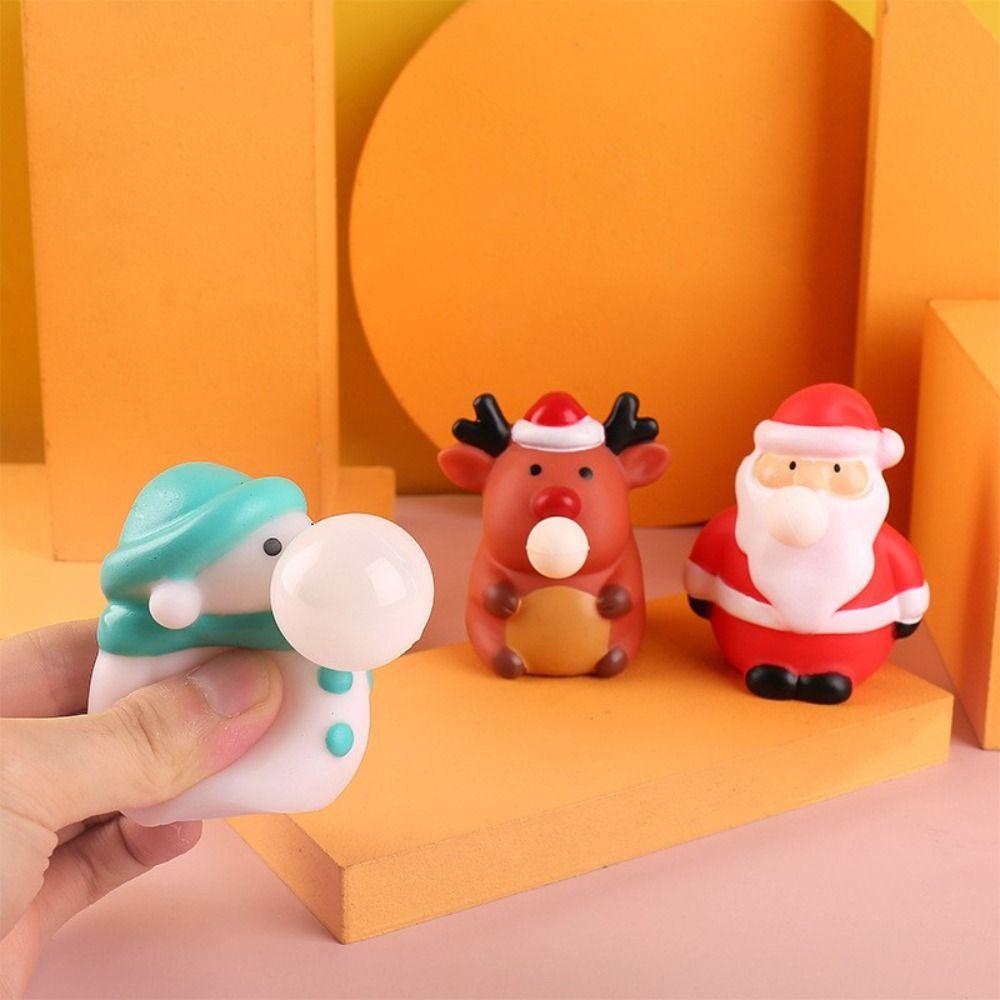 Kids Anti Stress Snowman Christmas Creative Gift Sensory Toys Fidget Toy Squeeze Toys Kids Toys