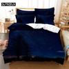 3D Digital Printing Fashion Design Starry Night Bedding, Queen Size Duvet Cover Set