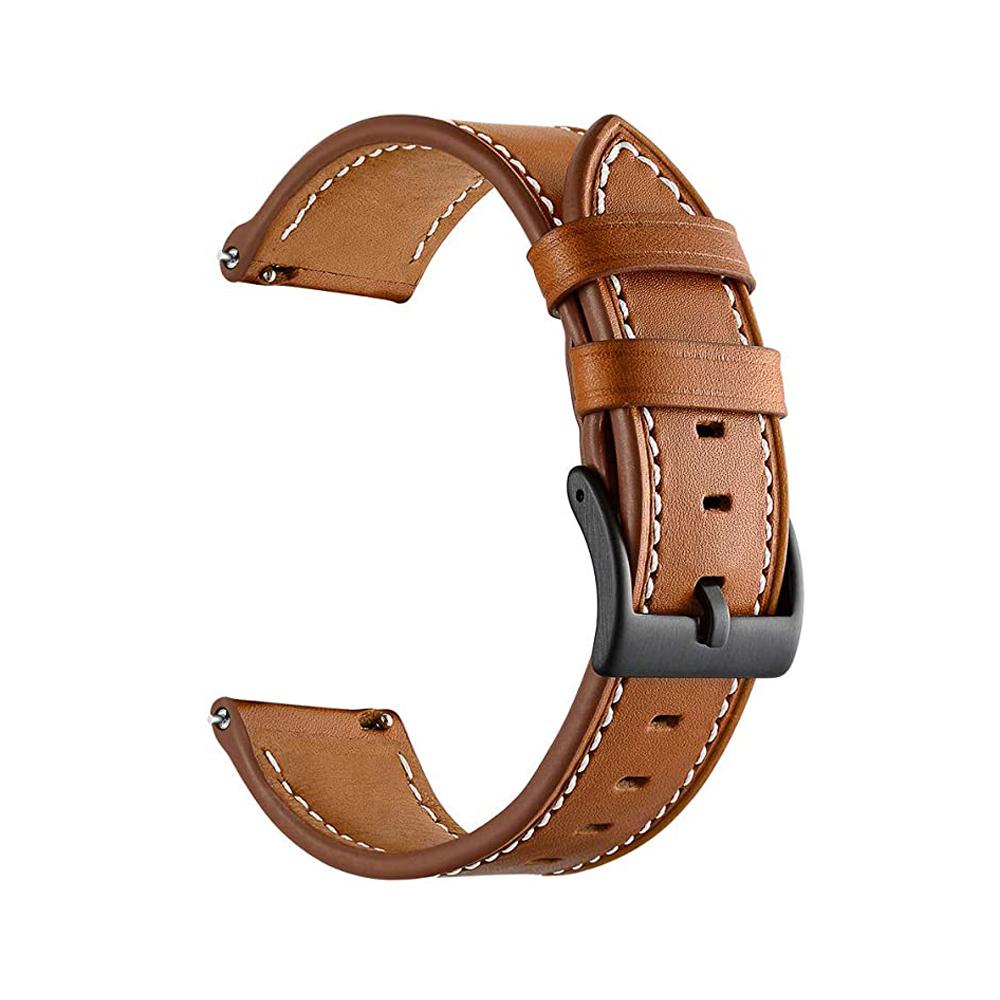 Leather Watchband 22mm Strap For Honor Watch 6 Plus Wristbands For HONOR Watch 5 Ultra / GS 3 / GS Pro Quickfit button Bracelet