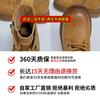 Leather Big Yellow Boots Women's 2025 Autumn and Winter New Retro Thick Heel Martin Boots British Style Thin Short Boots Versatile Women's Boots