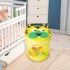 Collapsible Storage Basket Laundry Organizer Closet Foldable Basket Built-in Spring Wire Storage Organizer for Toys Bedding