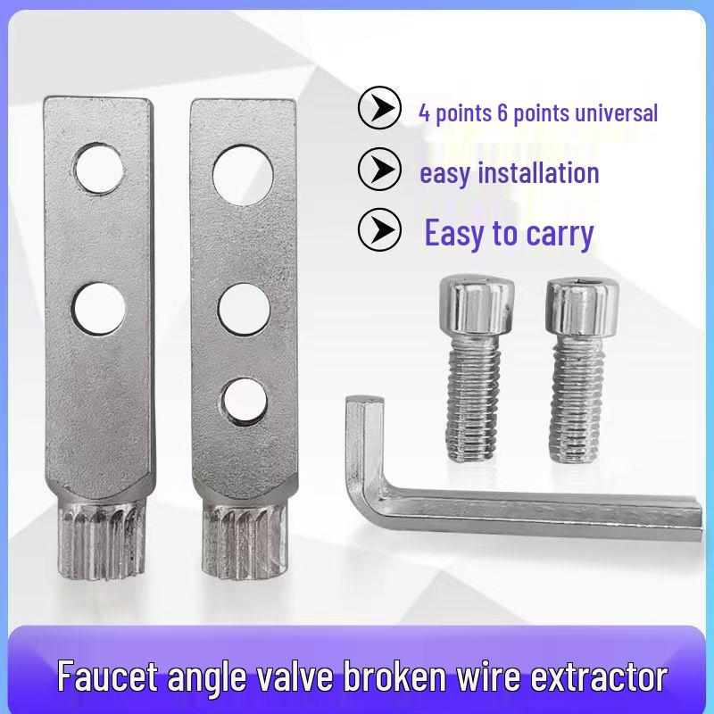 Universal Broken Faucet & Valve Thread Extractor Tool