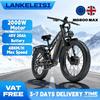 LANKELEISI MG800 MAX Ebike 2000W Motor All-terrain 26*4.0 Inch Fat Tire Electric Bicycle 48V20Ah Full Suspension Electric Bike