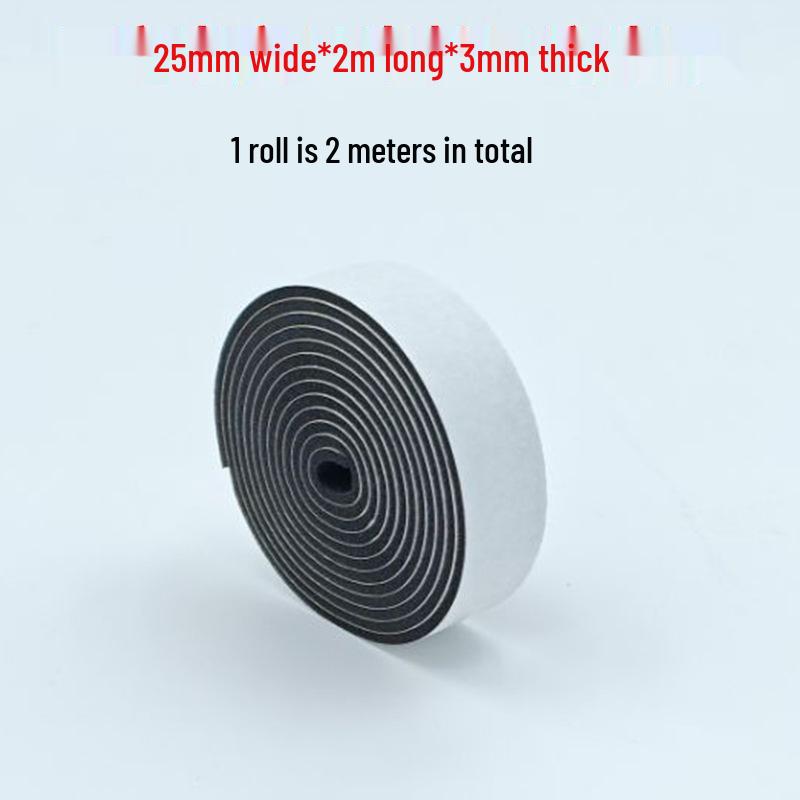 Black Self-Adhesive Fire Retardant Foam Tape