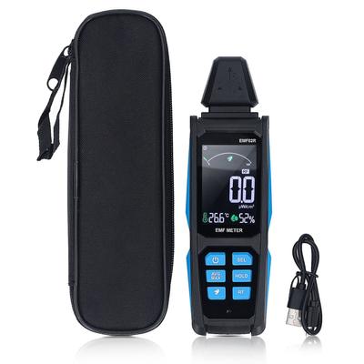 EMF Detector X Y Z Axes 30MHz To 8GHz High Sensitivity Color Display Rechargeable Electromagnetic