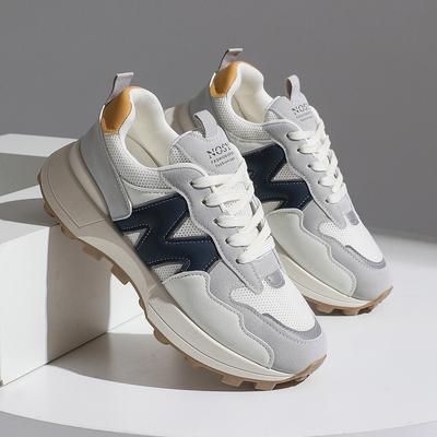 Tênis Respiráveis Novos para Mulheres Esportivos de Alta Qualidade Equilíbrio Moda Sapatos para Mulheres Tendência de Escritório Tênis de Luxo Mulheres De Mujer