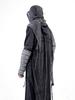 Punk Techwear Style Pure Cotton Mesh Vintage Scarf Men Women Distressed Irregular Design Gothic Hip Hop Tactical Shawl Wraps