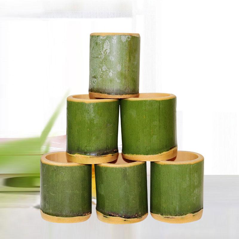 Natural Bamboo Cup Home Decoration Keys Pens Storage Creative Handmade Crafts