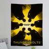 TThunderbolts 2025 Film Anime Wandteppich Wandbehang Dekoration Haushalt Wandbehang Heimdekoration