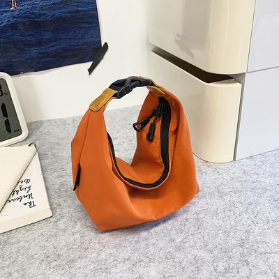 Crossbody-Tasche mit großem Fassungsvermögen, Hand-Held-Knödeltasche für Männer und Frauen, Einzelschultertasche für Kunststudenten