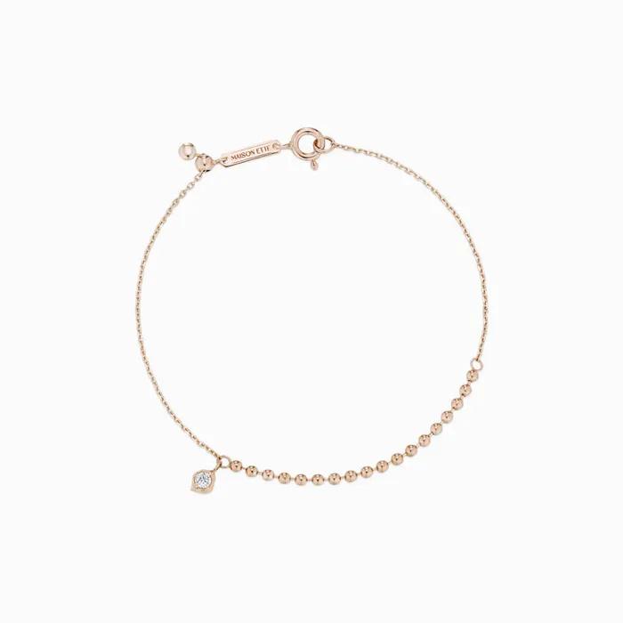 Entrée Cellua Topaz Ball Bracelet EBOF002WT
