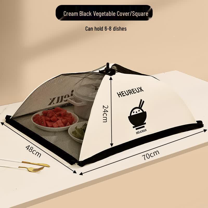 Set of 2 Foldable Rectangular Food Covers