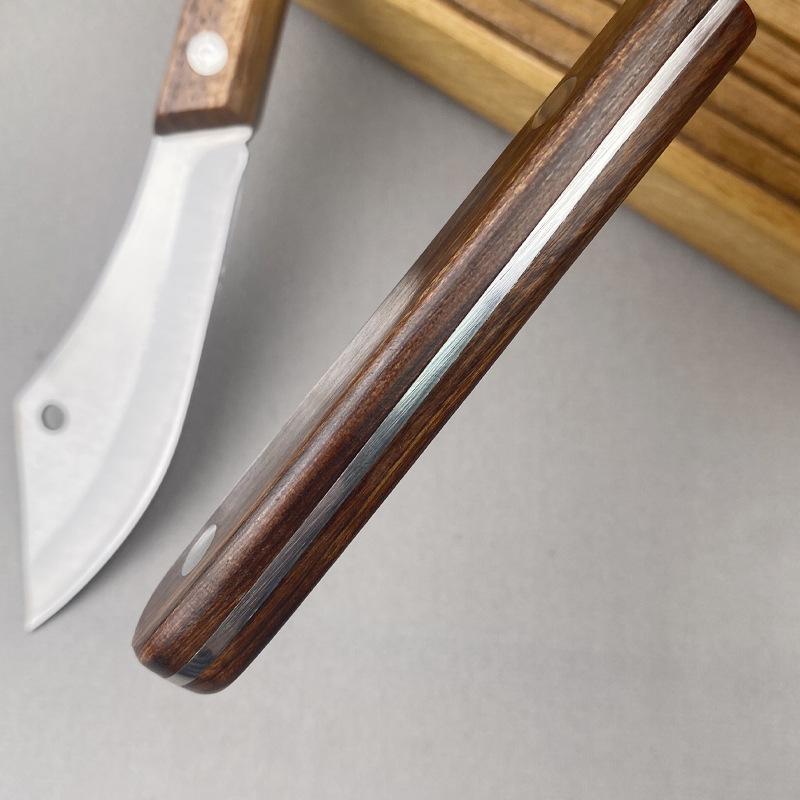 67-lagiges Geschmiedetes Damaszenerstahl Steak-Set Klinge Scharf Schälmesser Obstmesser Glatter Massivholzhandgriff Ausbeinmesser