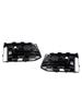 2PCS Front Bumper Fog Light Grille Trim Fit A6L C8PA 2023+ Black