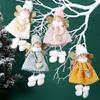 Christmas Plush Angel for Doll Tree Garland Christmas Decorations Party Hanging