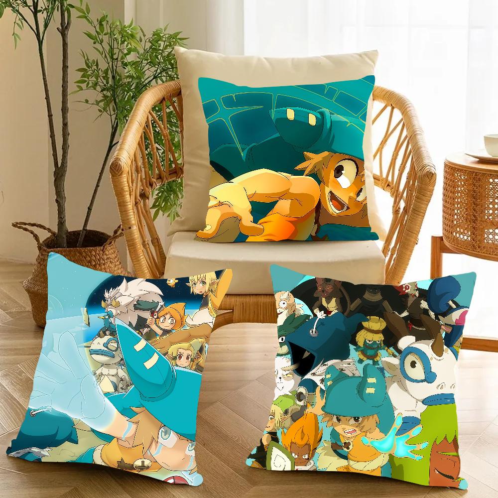 Video Game W-wakfu Pillow Case Applicable Space For Guest Rooms Interiors Cars Office House Decoration