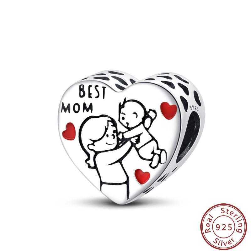 

100% Metal Emotional Expression Wishes Heart-Shaped Design Sweet Charms Beads 3Mm Make your own Fine Accessory Making Elegant Fashion Beautiful Lovely