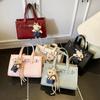 Solid Color Pu Medium Shoulder Bag For Ladies With Zipper Closure Daily Use Fashion Crossbody Purse