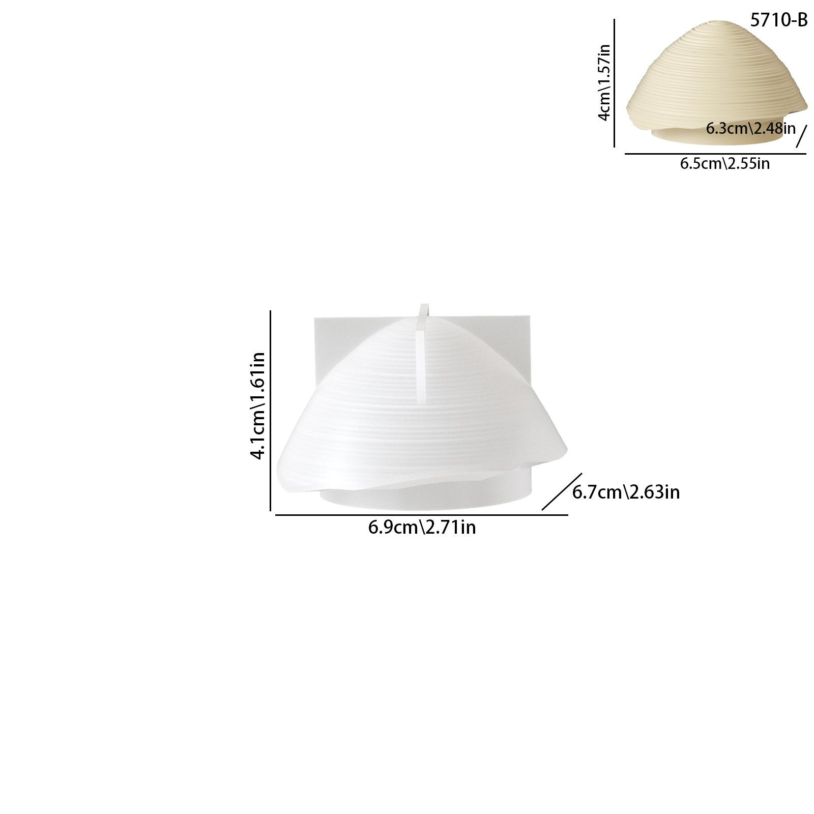 

Striped egg-shaped plaster storage tank silicone mold DIY Easter aromatherapy diffuser paraffin candle holder decoration mold