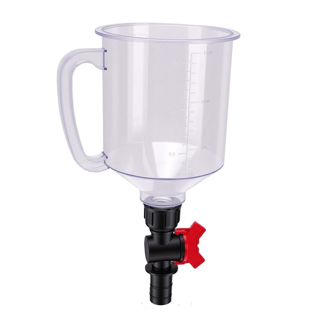 Engine Oil Funnel Kit Universal 1.5L Radiator Coolant Filling Spill Proof Funnel Kit for Vehicles