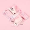 Cartoon Stapler Mini Small Set Cute Student Stationery Multi-Functional Binding Machine Nail Test Paper Stapler