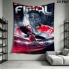 S.L. Benfica Wall Hanging Printed Fabric Blanket Decorative Tapestries for Bedroom Living Room Home Decor