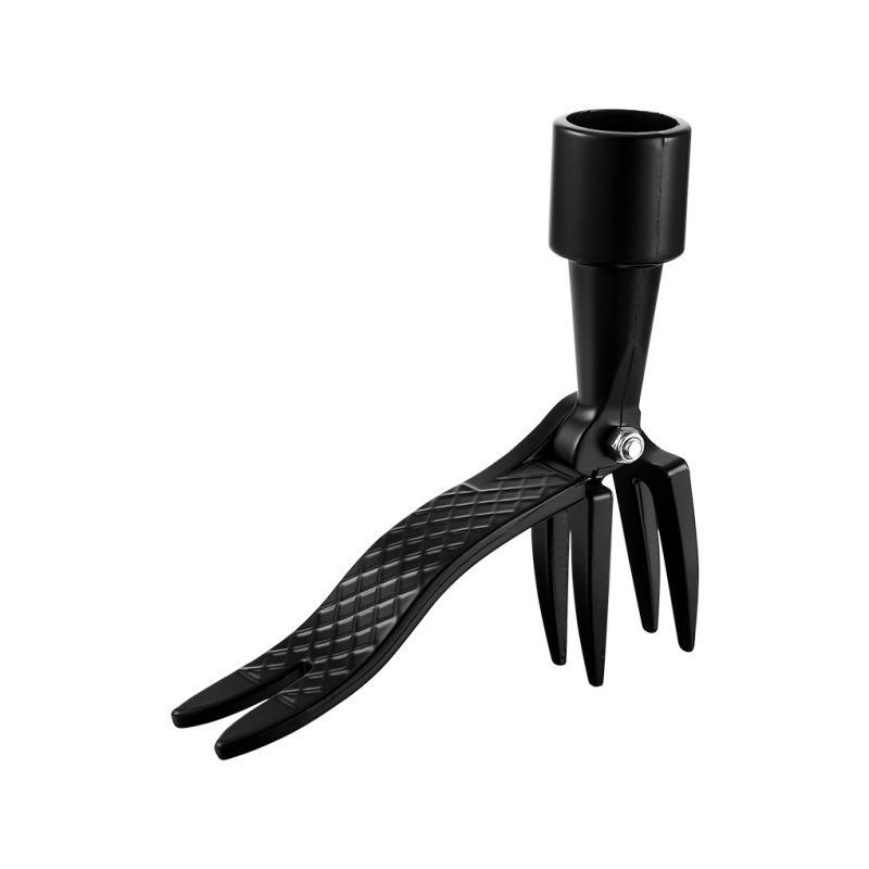 1pc Heavy-Duty Aluminum Weed Remover  - Ergonomic Grip, Easy To Use for Garden and Yard Weeding (Handle Not Included), Garden Weeding Tool