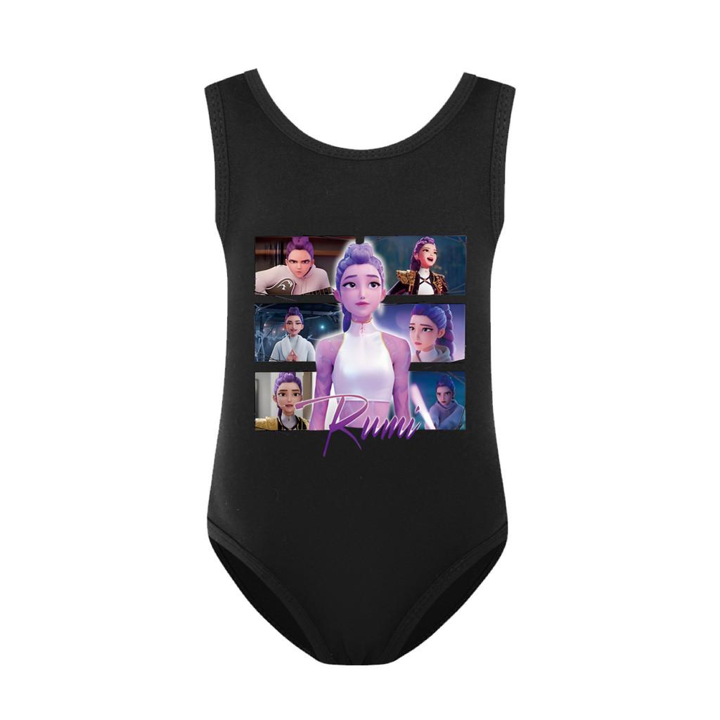5061 Kids Girls Rumi Mira Zoey Print Swimsuit Swimming One-piece Bodysuit Swimwear