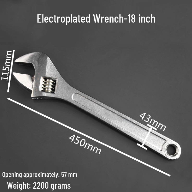 Multifunctional Insulated Mini Adjustable Jaw Wrench Set with Short Handle - Free Shipping