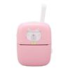 Mini Printer Pink Multipurpose Portable Mini HD WiFi Mobile Phone Photo Title Note Error Question
