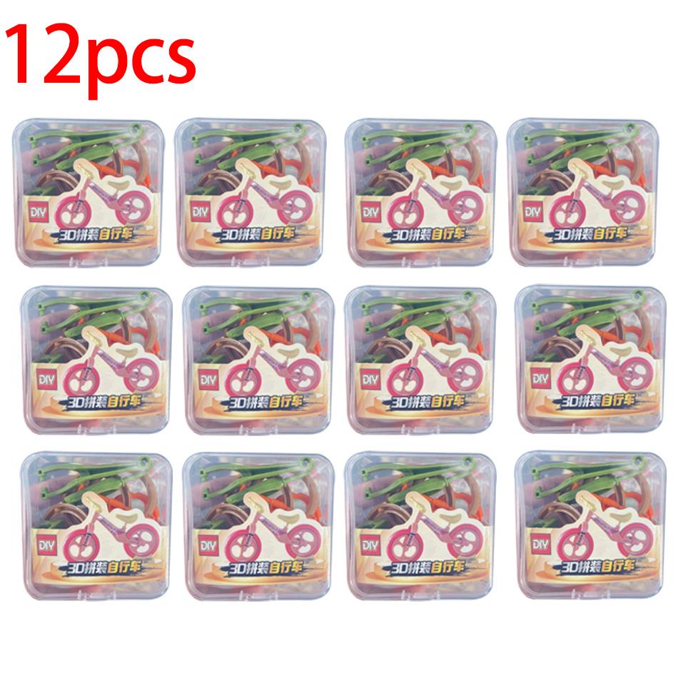 Plastics Assembled Balance Car Ornaments Radish Bike Balance Car Radish Mini Bike Assembled Professional
