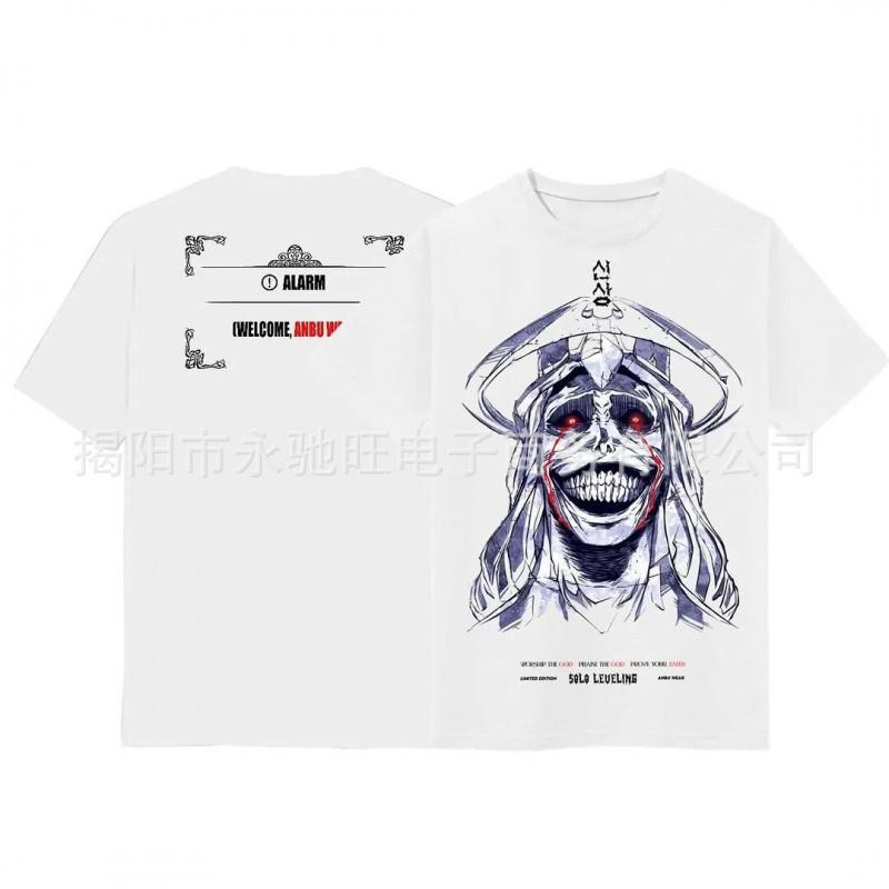 Punk Y2k Short Sleeve T-Shirt Teens Loose Fit Casual Top With Print