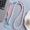 Colorful Braided Crossbody and Anti-Lost Adjustable Strap for Girls - Keychain and Mobile Phone Hanging Rope