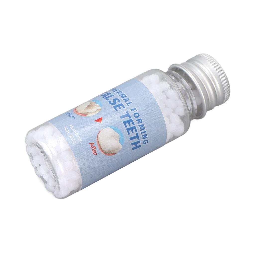 Temporary Teeth Repair Beads Dental Thermal Filling Beads for Broken Missing Tooth White 20g