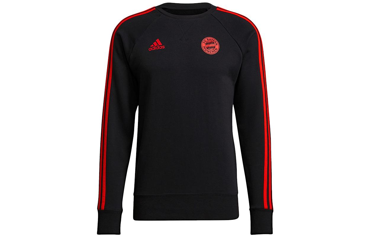 

Adidas Sweatshirts Men s Black Crew Neck Moderate Regular GR0666 L